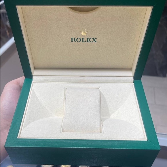 Rolex box green new medium watch box - Picture 2 of 7